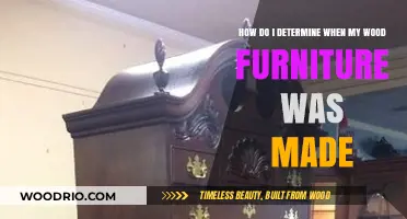 Timeless Treasures: Unraveling the Mystery of Your Wood Furniture's Age