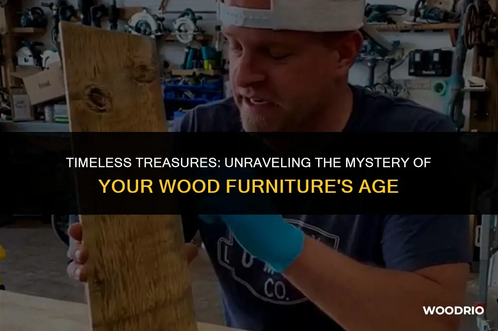how do i determine when my wood furniture was made