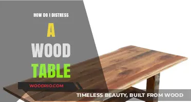 Easy DIY Guide to Distressing a Wood Table for Vintage Charm