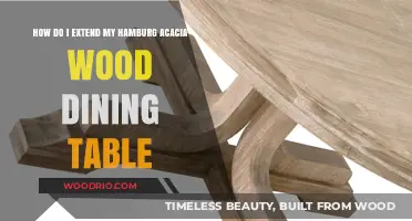 Extending Your Hamburg Acacia Wood Dining Table: A Step-by-Step Guide