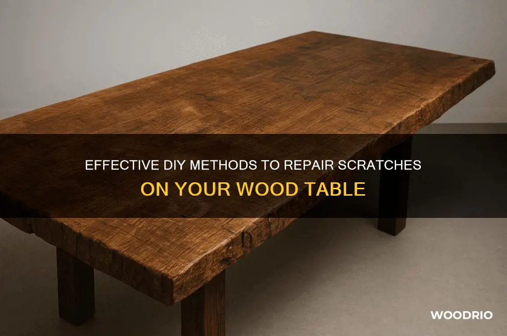 how do i fix scratches on my wood table
