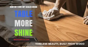 Enhance Your Sealed Wood Table's Shine: Simple Polishing Techniques