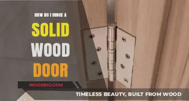 Mastering the Art of Hingeing a Solid Wood Door