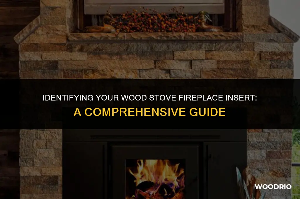 how do i identify my wood stove fireplace insert