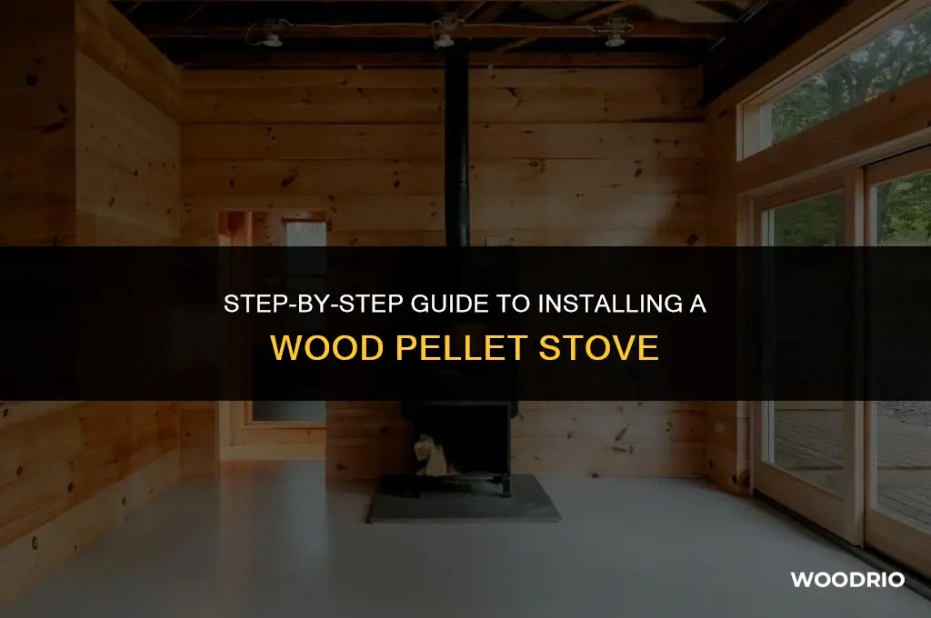 how do i install a wood pellet stove