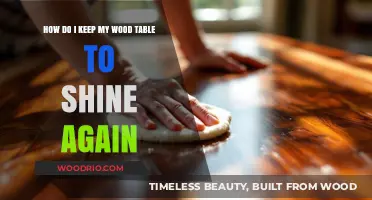 Revive Your Wood Table's Shine: Simple Steps for a Stunning Finish