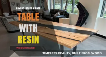 Crafting a Stunning Wood and Resin Table: A DIY Guide