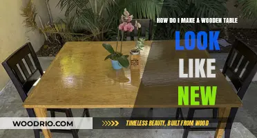 Revive Your Wooden Table: Simple Steps to Restore Its New Look