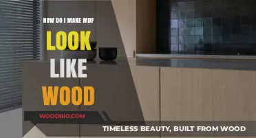 Transforming MDF: Techniques to Achieve a Wood-Like Finish