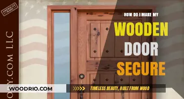 Fortify Your Home: A Guide to Securing Your Wooden Door