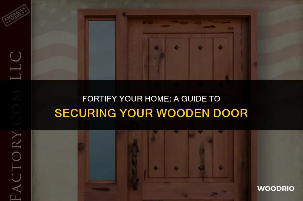how do i make my wooden door secure