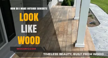 Transforming Outdoor Concrete: A Wood-Like Makeover Guide
