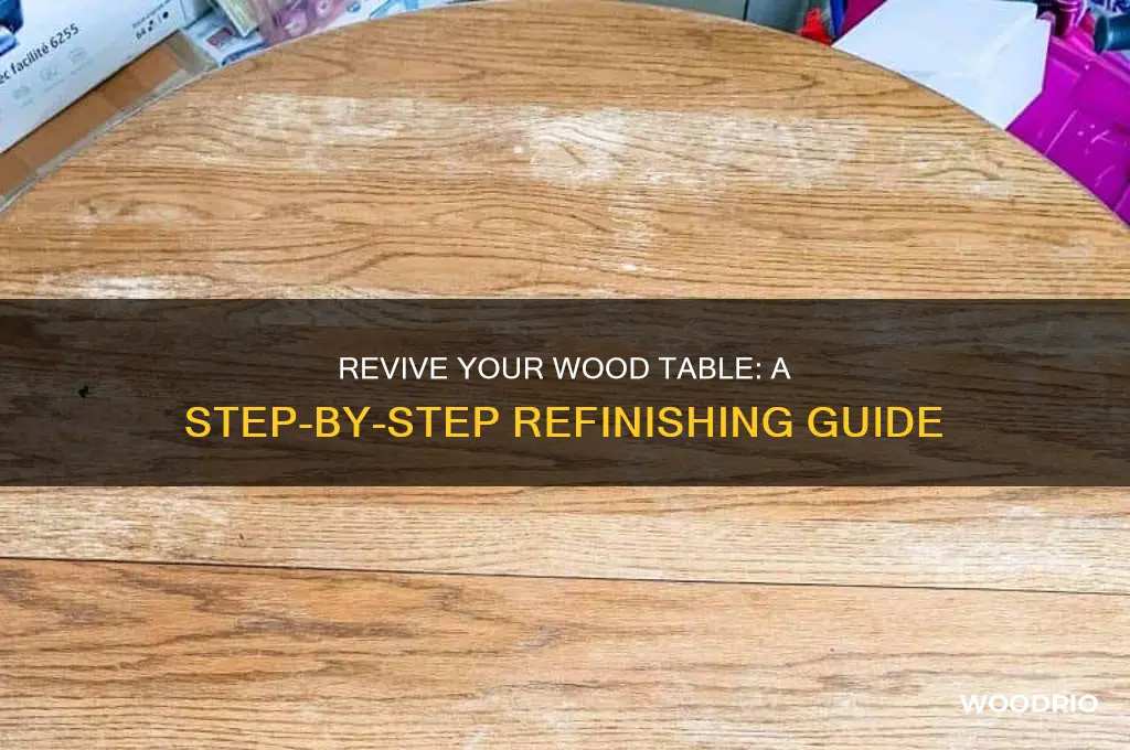 how do i refinish my wood table