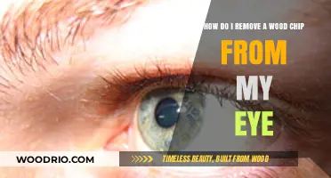 Ouch! How to Safely Remove a Wood Chip from Your Eye
