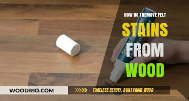 Efficiently Removing Felt Stains from Wood: A Comprehensive Guide