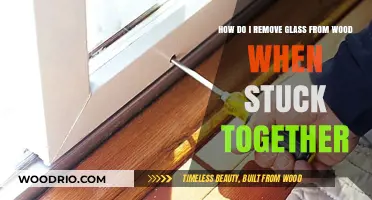 Easy Methods to Remove Stuck Glass from Wood Surfaces