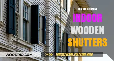 Revamping Your Space: A Guide to Removing Indoor Wooden Shutters