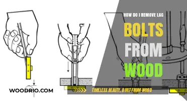 Efficiently Removing Lag Bolts from Wood: A Step-by-Step Guide