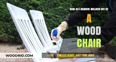 Effective Ways to Remove Mold from Your Wooden Chair