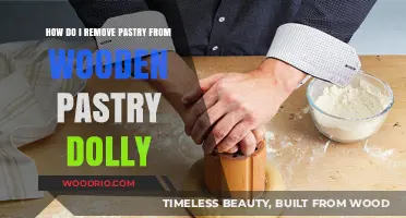 Efficiently Removing Pastry from Wooden Pastry Dolly: A Guide