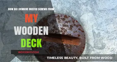 Deck Maintenance: Effective Methods to Remove Rusted Screws