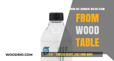 Erasing Water Rings: A Guide to Restoring Your Wooden Table's Beauty