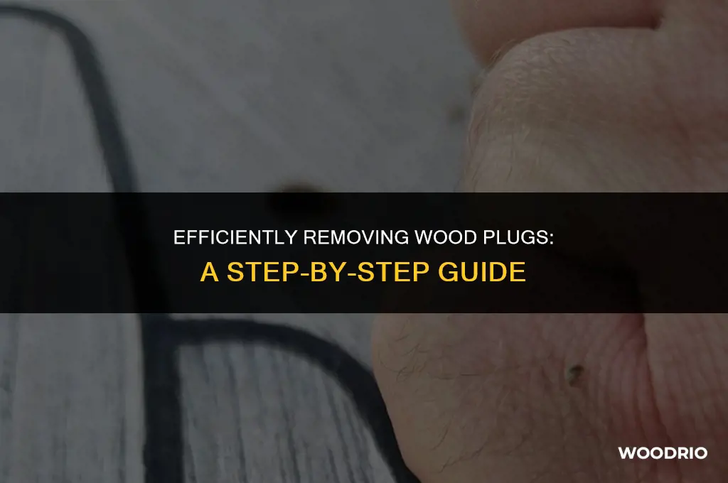 how do i remove wood plugs