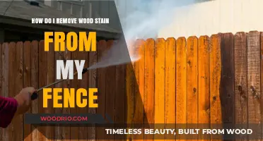 Effortless Fence Restoration: Removing Wood Stain in Simple Steps