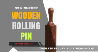 Restoring Your Old Wooden Rolling Pin: A Step-by-Step Repair Guide