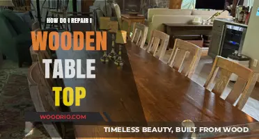 Easy DIY Guide to Repairing Your Wooden Table Top