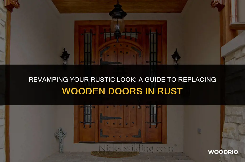 how do i replace wooden doors in rust