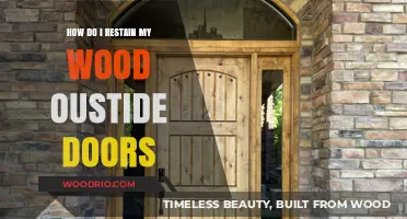 Revitalize Your Home's Entrance: A Guide to Restaining Wood Doors