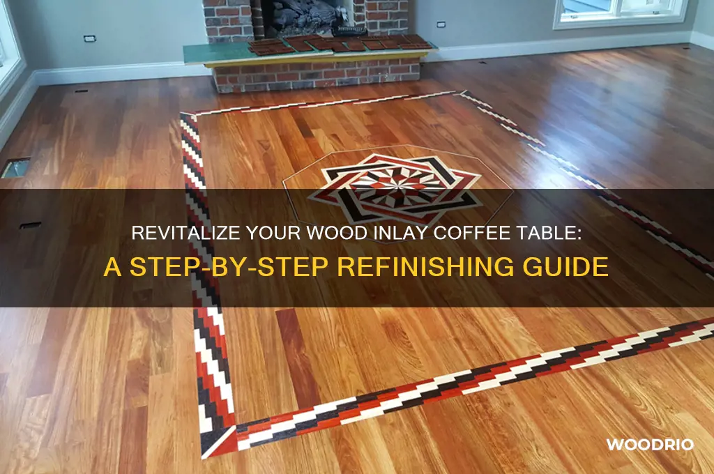 how do i revinish my wood inlay coffee table