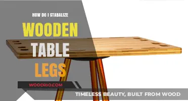 Stabilize Your Wooden Table Legs: Easy DIY Fixes and Tips