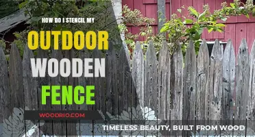 Stencil Your Outdoor Wooden Fence: Easy DIY Guide for Stunning Results