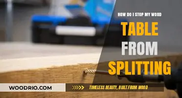 Prevent Wood Table Splitting: Essential Tips for Long-Lasting Furniture Care