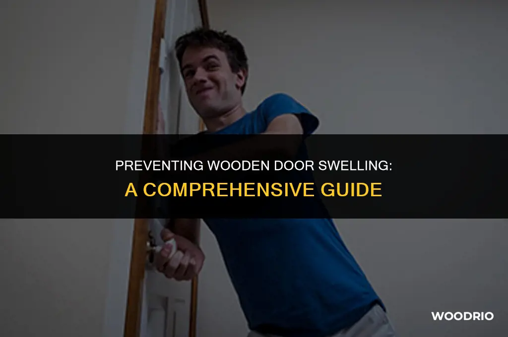 how do i stop my wooden door from swelling
