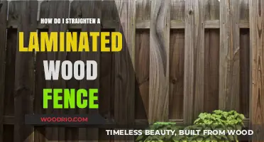 Straightening Laminated Wood Fences: A Step-by-Step Repair Guide