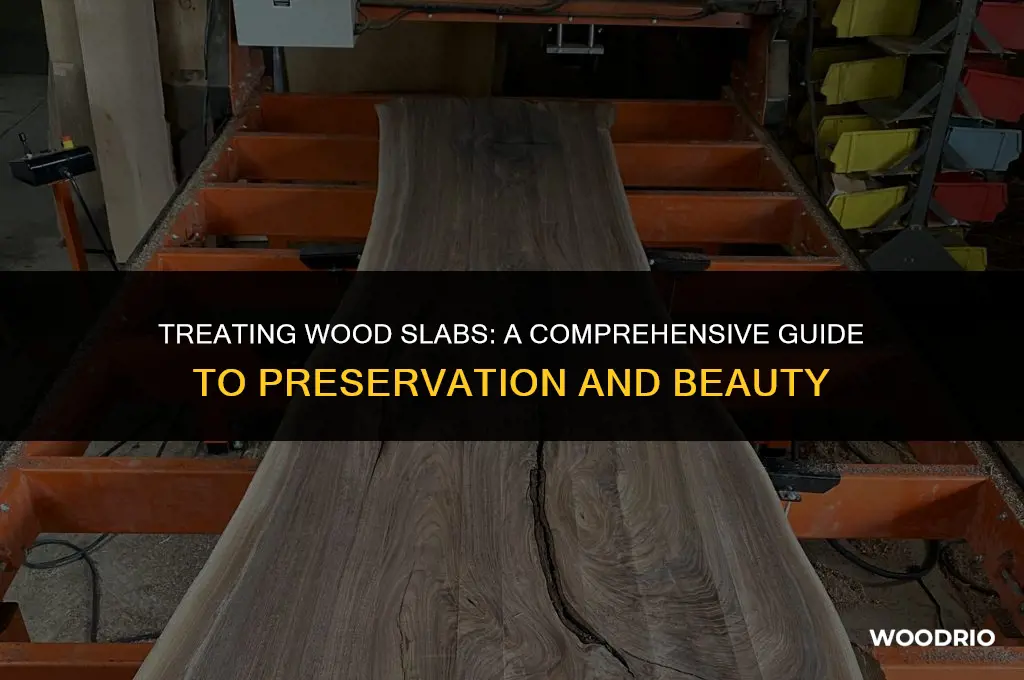 how do i treat a wood slab
