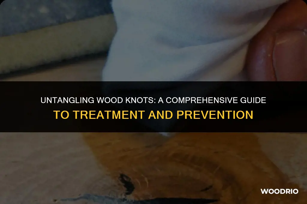 how do i treat knots in wood