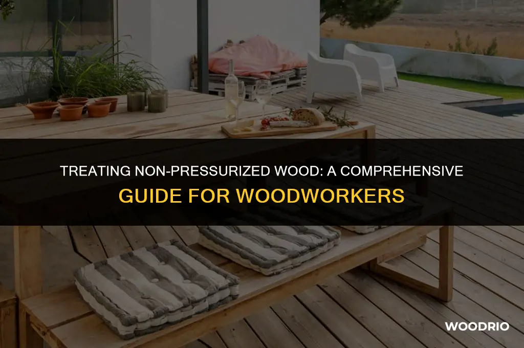 how do i treat non pressurized wood