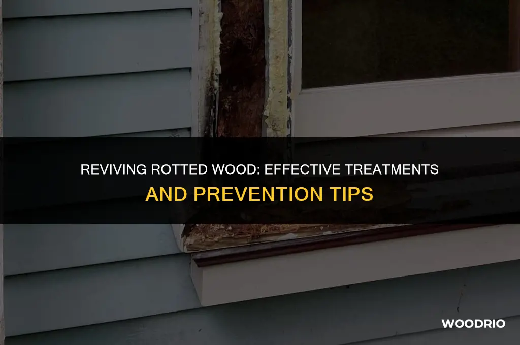 how do i treat rotted wood