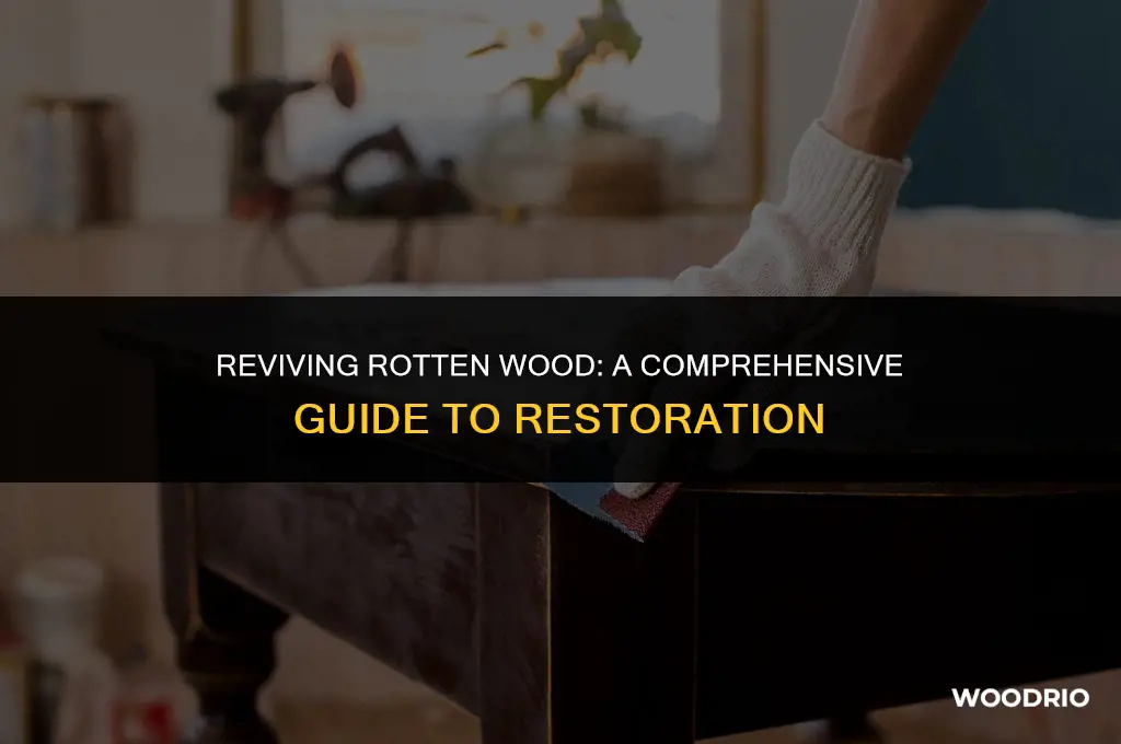 how do i treat rotten wood