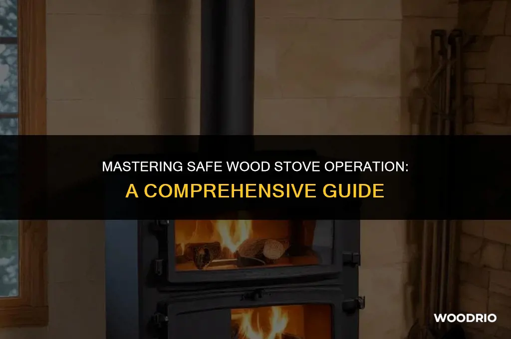 how do i work my wood stove saftely