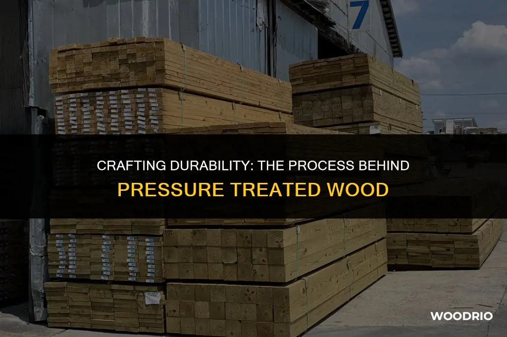 how do they make pressure treated wood