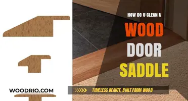 Reviving Your Wooden Door Saddle: A Step-by-Step Cleaning Guide