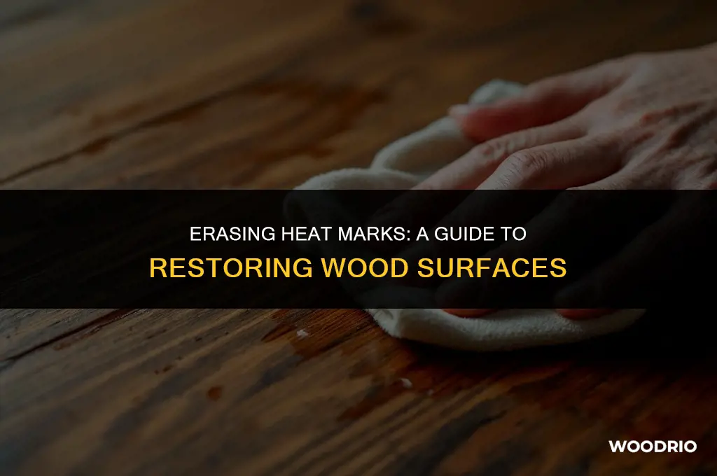 how do u remove heat white spot on wood