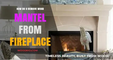 DIY Guide: Safely Removing a Wood Mantel from Your Fireplace