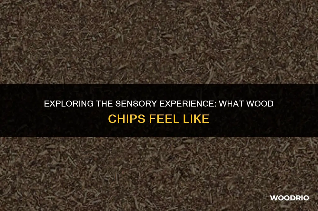 how do wood chips feel like