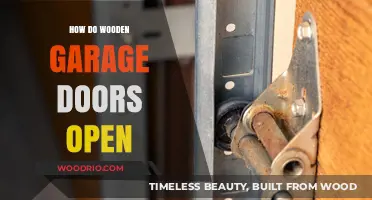 Exploring the Mechanics: How Wooden Garage Doors Open
